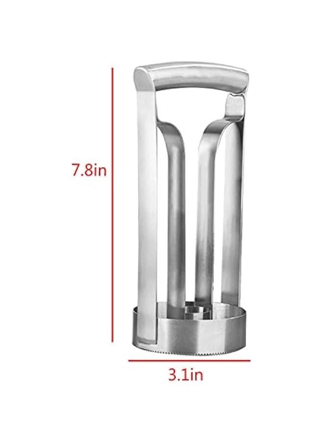 MIXDE Pineapple Corer, Stainless Steel Pineapple Corer, Reinforced, Thicker Bladepeeler Premium Pineapple Cutter Corer Fruit Slicer, Super Fast Pineapple Corer, Easy Kitchen Tool  - Image 5