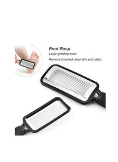 ORiTi ORiTi Stainless Steel Foot File, Professional Pedicure Metal Tool Heel Foot Scraper for Dead Skin, Callus, Cracked Heels, Hard Skin Remover  - Image 3