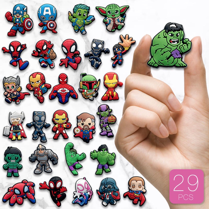 Zanerolan 29Pcs Shoe Decoration Charms for Croc Clog, Cute Charms Accessories - Image 5