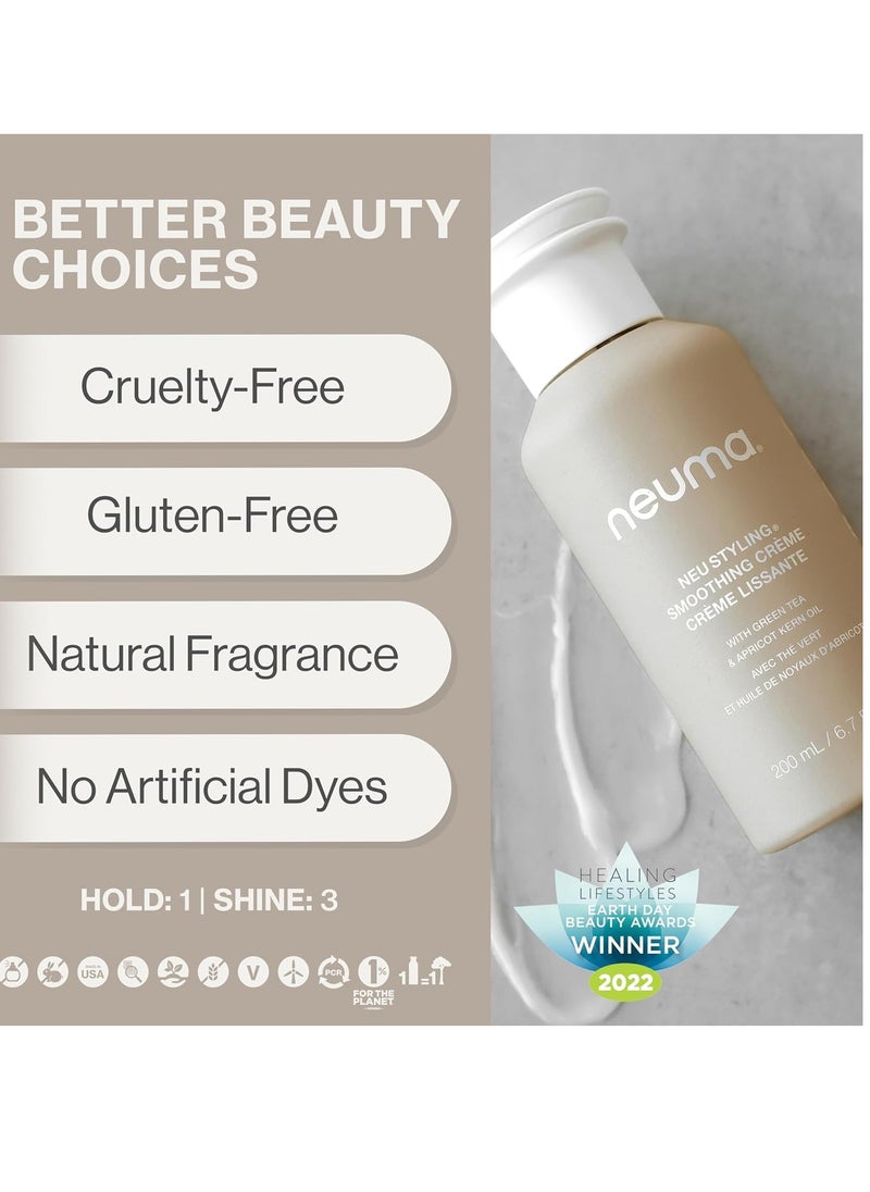 NEUMA NEUMA Neu Styling Smoothing Crème 6.7 Fl. Oz. Anti-Frizz Styling Cream with Lavender, Mandarin & Vanilla Scent, Hair Smoothing Cream  - Image 4