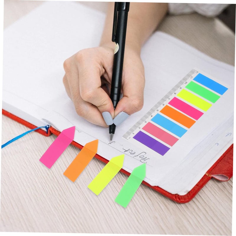 Colorful Index Stickers Book Markers Plastic Memo Pad Dividers 10 Sets Tabs - Image 4