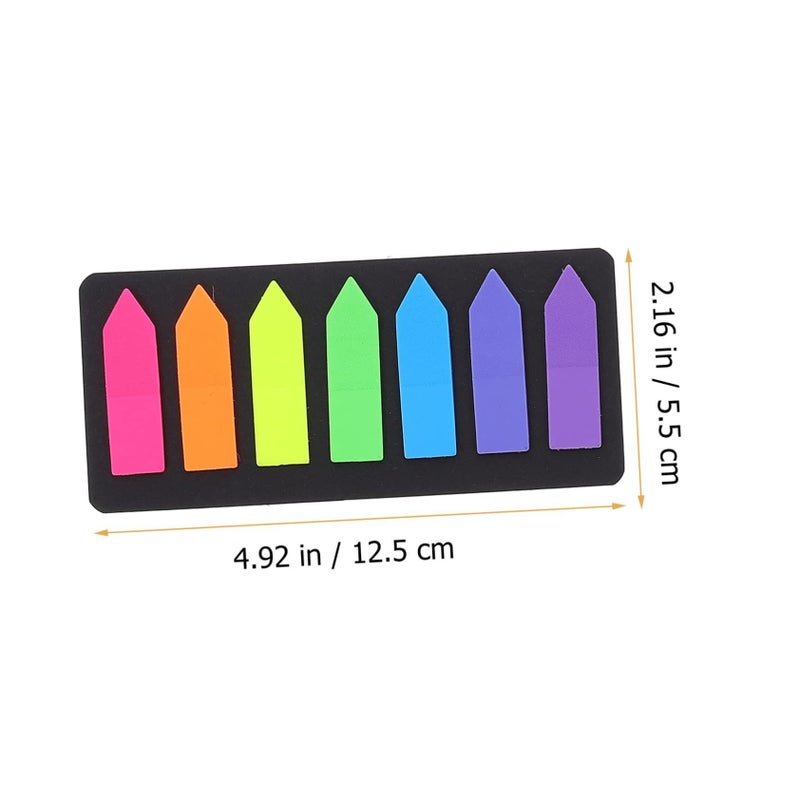 Colorful Index Stickers Book Markers Plastic Memo Pad Dividers 10 Sets Tabs - Image 3