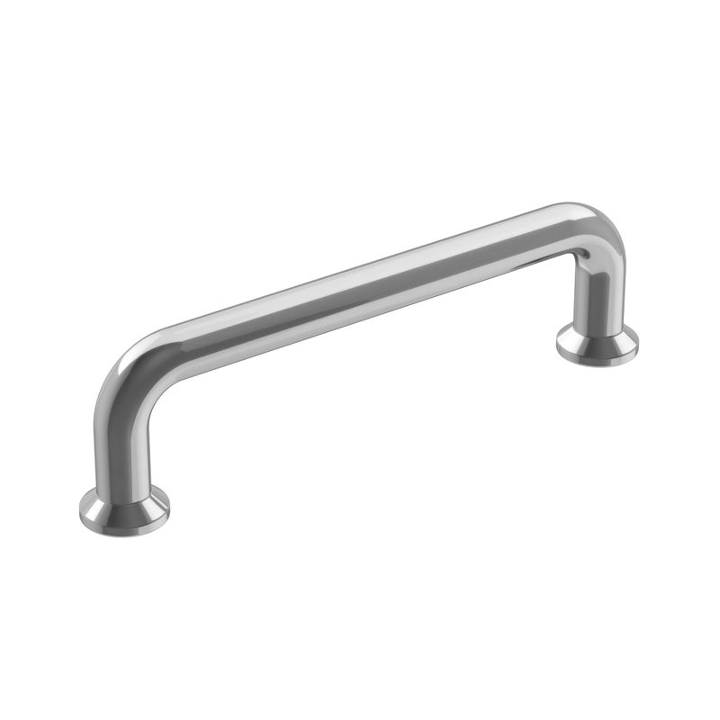 Amerock | Cabinet Pull | Polished Chrome | 3-3/4 Inch (96 Mm) Center-To-Center | Factor | 1 Pack | Drawer Pull | Cabinet Handle | Cabinet Hardware - Image 1