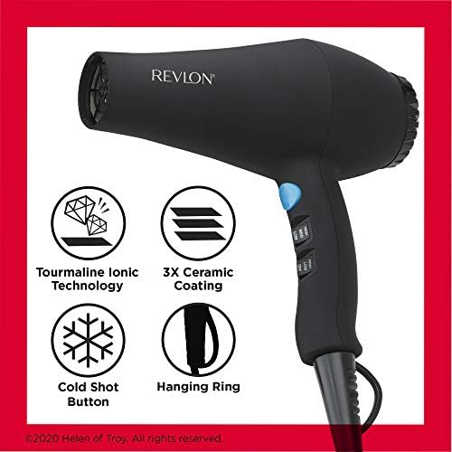 Revlon مجفف شعر ريفلون 1875 واط بمحرك AC بتقنية اللمعان السلس | لشعر لامع وسلس - Image 5