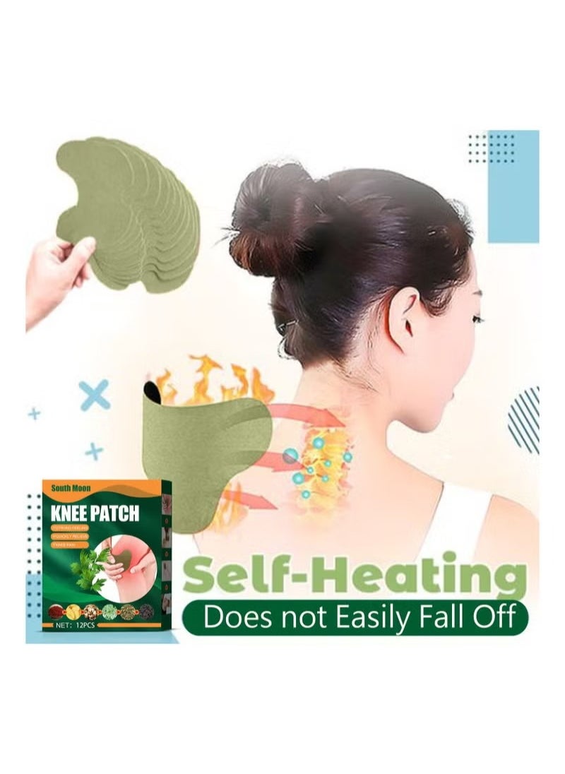 SOUTH MOON Wormwood knee joint stick warm patch hot compress ginger stick moxa leaf ginger cervical spine stick neck shoulder waist leg knee lumbar pain patch  - Image 4