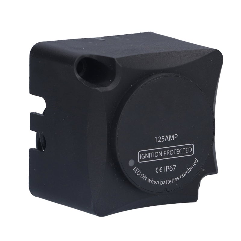 AMOMD 12V Voltage Sensitive Relay: IP67 Waterproof ABS Shell - Automatic Dual Battery Charging, Simple Flexible Installation for Dual Battery Vehicles - Image 2