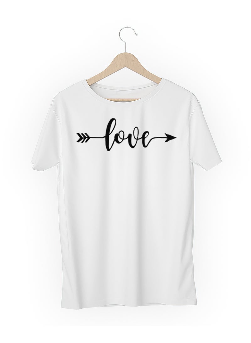 Fashion World Cotton T-shirt Printed with High-quality LOVE - Image 3