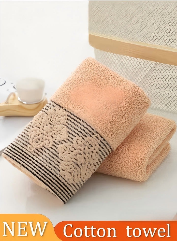 100% Combed Cotton Hand Towels - Quick Dry Highly Absorbent Hand Towel - Thick Soft Hotel Quality Towels for Hand And Spa 34*73cm - Image 1