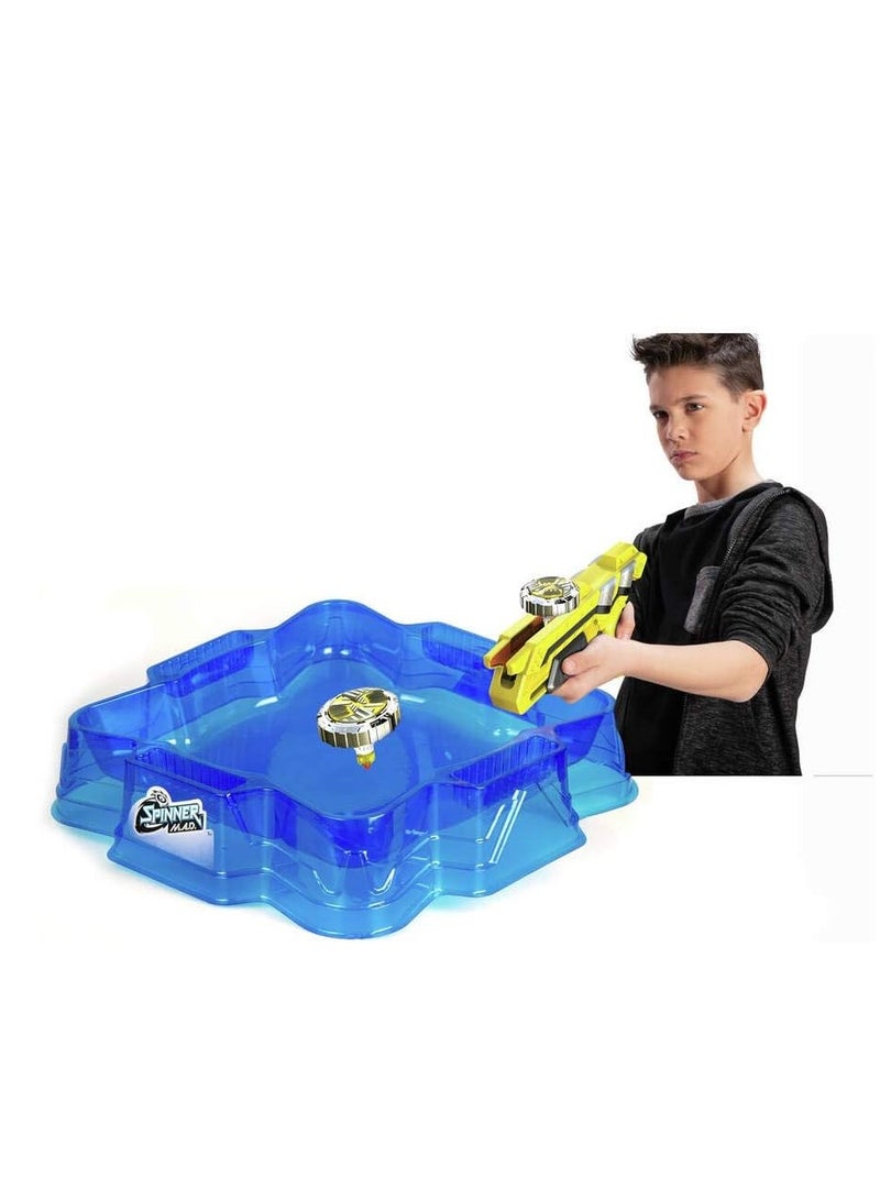 Silverlit Battle Arena Blue | Sturdy Arena for Intense Spinner M.A.D Action | Keeps Battles Focused | For Kids Age 5+  - Image 2