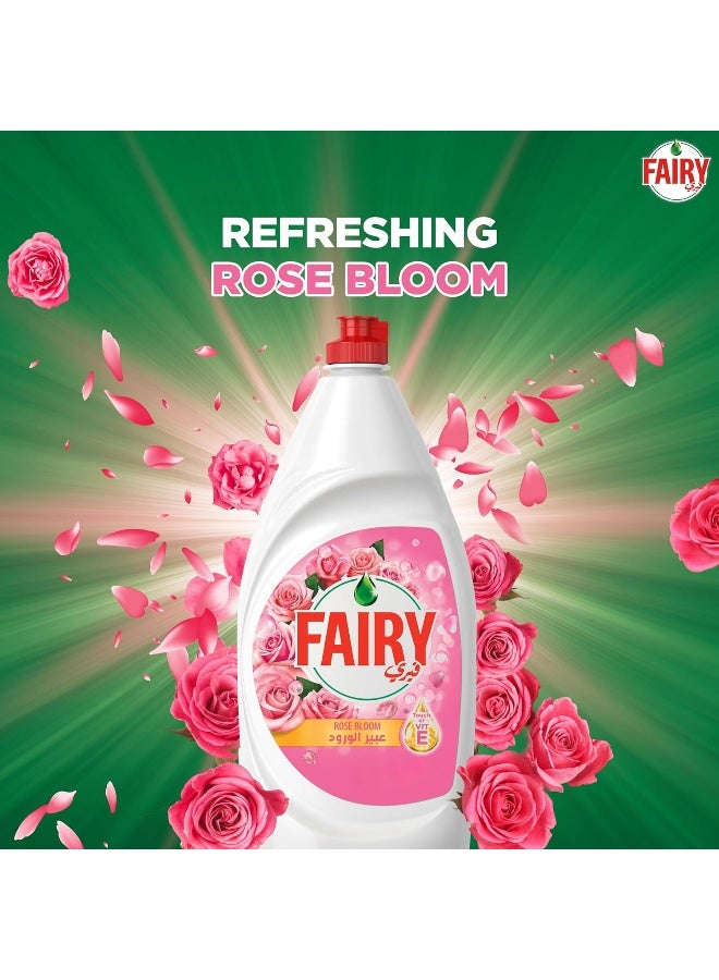 Fairy Dishwashing Liquid, Rose Bloom, 2x600ml - Image 4