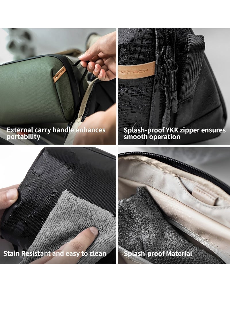 Skycare Wash Pouch Hanging Toiletry Bag for Men, Waterproof Dopp Kit Travel Makeup Bag Organizer for Toiletries and  Cosmetics - Image 5