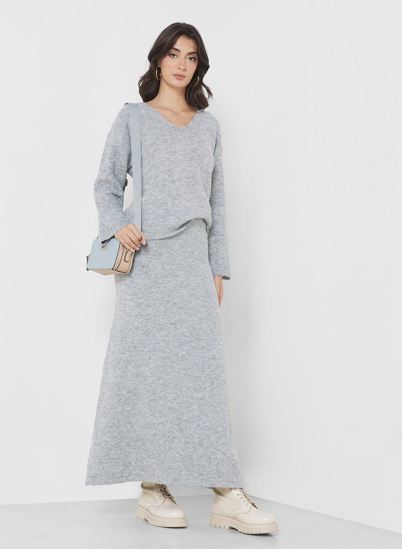 4th & Reckless Brushed Maxi Skirt - Image 1