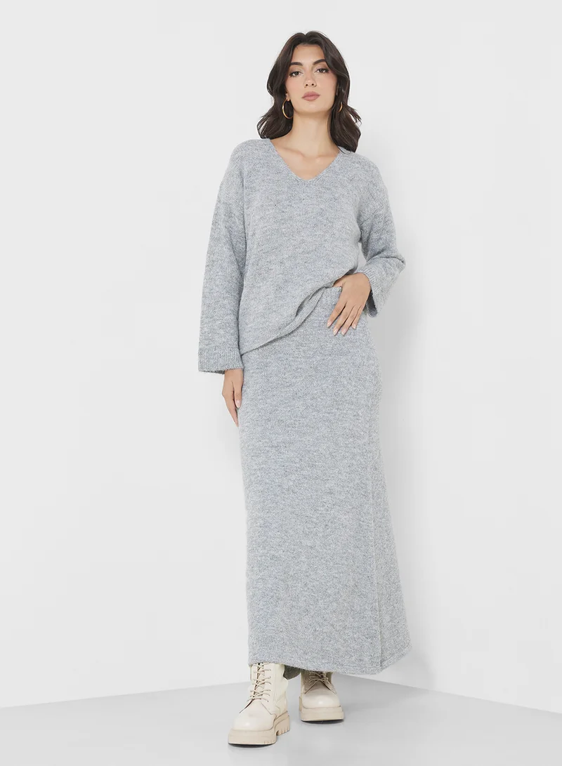 4th & Reckless Brushed Maxi Skirt