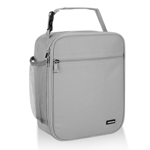 Lovoeo Lunch box Lunch bag for men women Insulated Lunchbox Lunch bags for Work Picnic Travel (Light grey) - Image 1