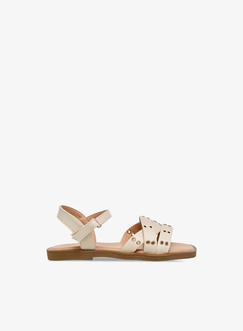 Girls Hook and Loop Sandals