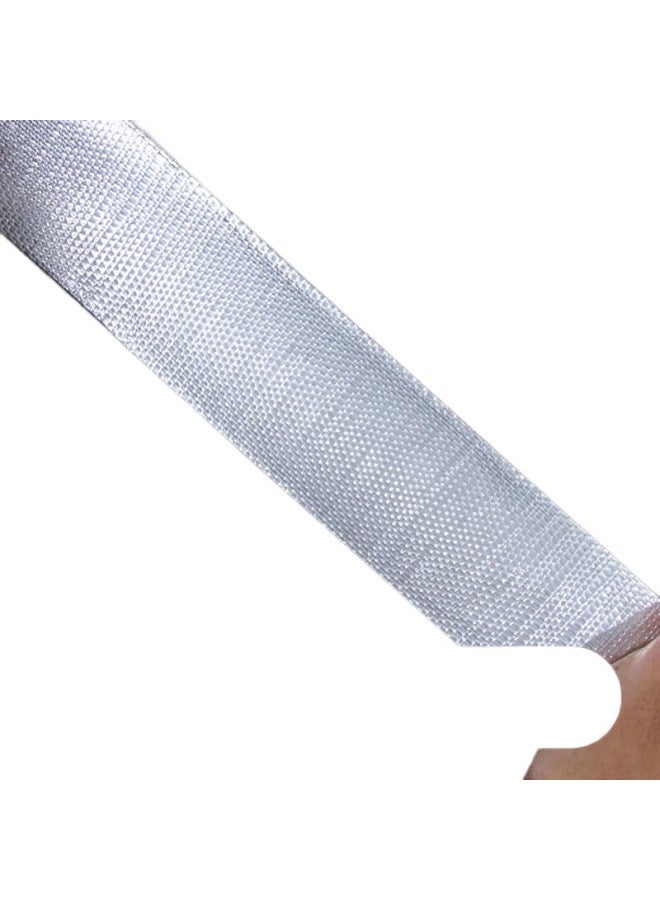 Yongguan Fiberglass Aluminum Foil Tape, 4.8Cm*24M*0.15Mm*1 Roll, Flame Retardant, Heat Insulation And Thermal Protection - Image 2