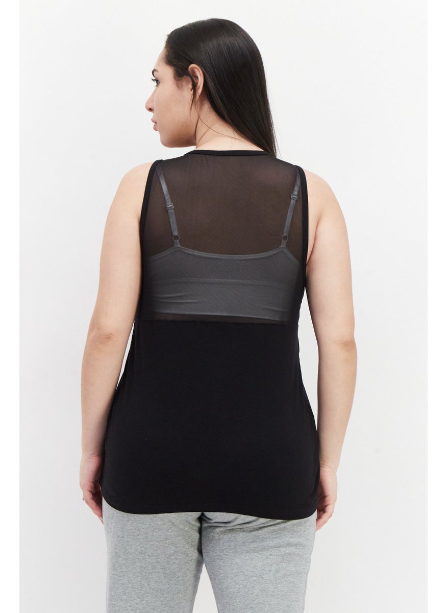 umbro Women Sportswear Sleeveless Training Tank Top, Black  - Image 2