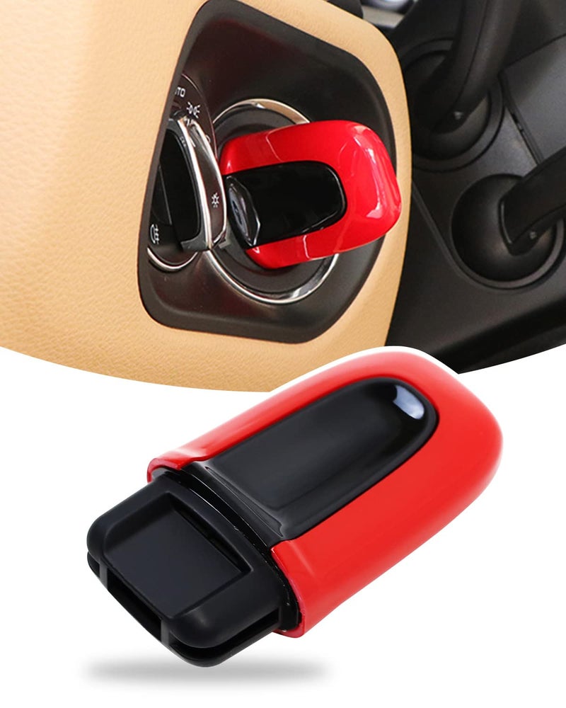 LIMBQS Red Entry and Drive Comptatible with Porsche Cayenne Panamera Macan 911 Keyless Enter Cover Comptatible with Porsche 718 New