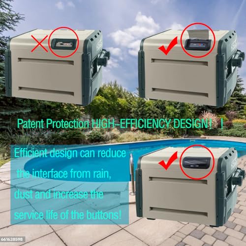 SHISHISHUN Upgraded FDXLBKP1930 Keypad and Bezel Assembly and IDXL2DB1930 Display Board Compatible with Hayward Universal HSeries Low NOX Pool Heater H150FDN H150FDP H200FDN H250FDN H300FDN H350FDN H400FDN - Image 3