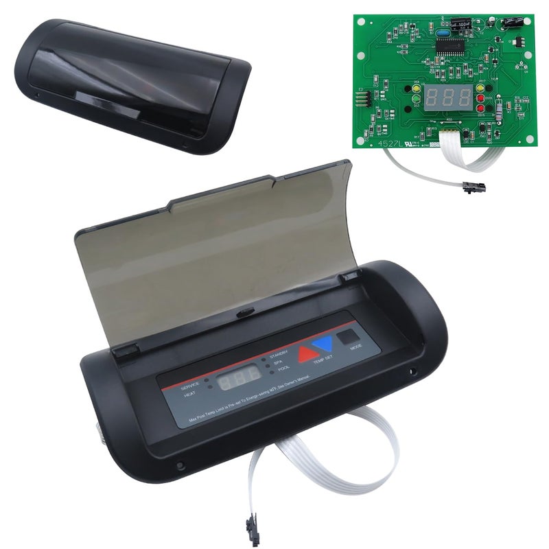 SHISHISHUN Upgraded FDXLBKP1930 Keypad and Bezel Assembly and IDXL2DB1930 Display Board Compatible with Hayward Universal HSeries Low NOX Pool Heater H150FDN H150FDP H200FDN H250FDN H300FDN H350FDN H400FDN - Image 2