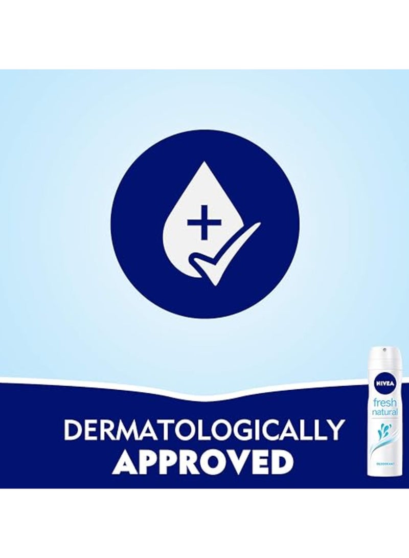 نيفيا سبراي مضاد للتعرق للنساء فريش ناتشورال - 150 مل - Image 5