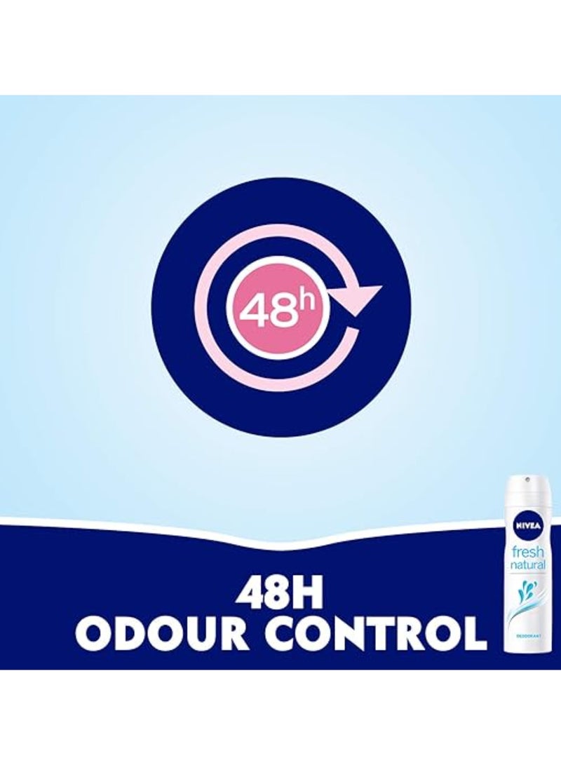 نيفيا سبراي مضاد للتعرق للنساء فريش ناتشورال - 150 مل - Image 4