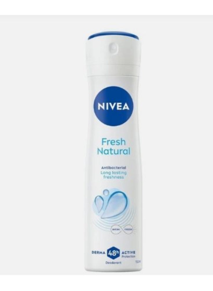 Nivea Antiperspirant Spray Fresh Natural 150 Ml (Packaging may vary) - Image 1