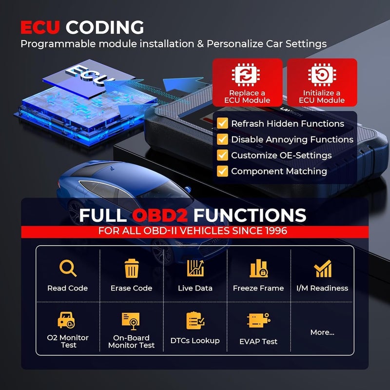 LAUNCH X431 Creader Elite 2.0 OBD2 Scanner - Image 3