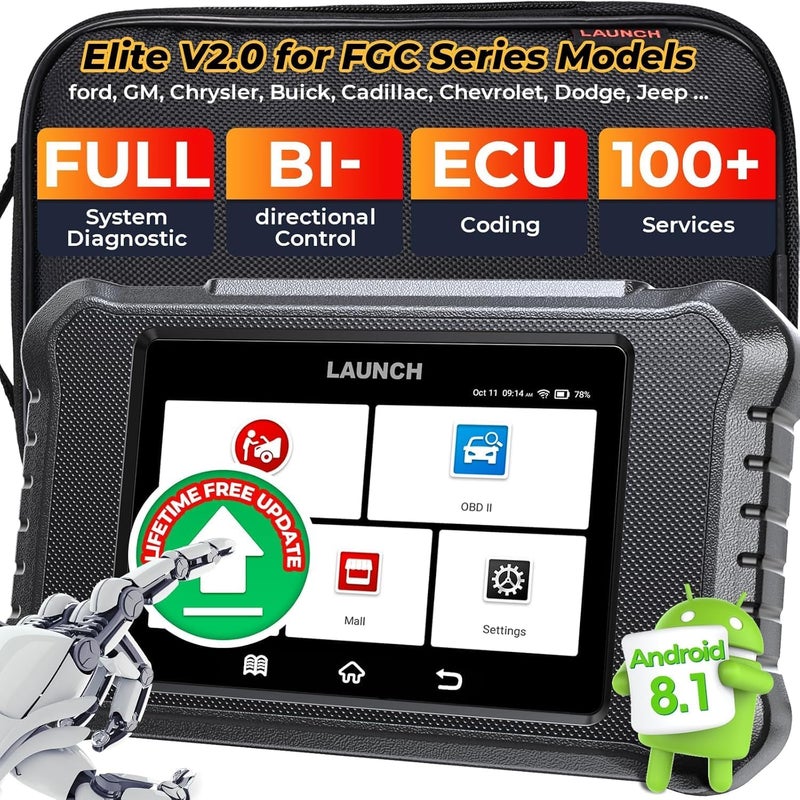 LAUNCH X431 Creader Elite 2.0 OBD2 Scanner - Image 1