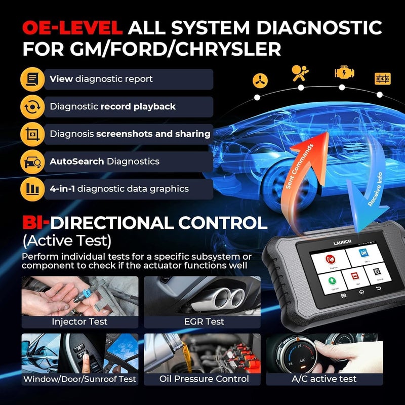 LAUNCH X431 Creader Elite 2.0 OBD2 Scanner - Image 2