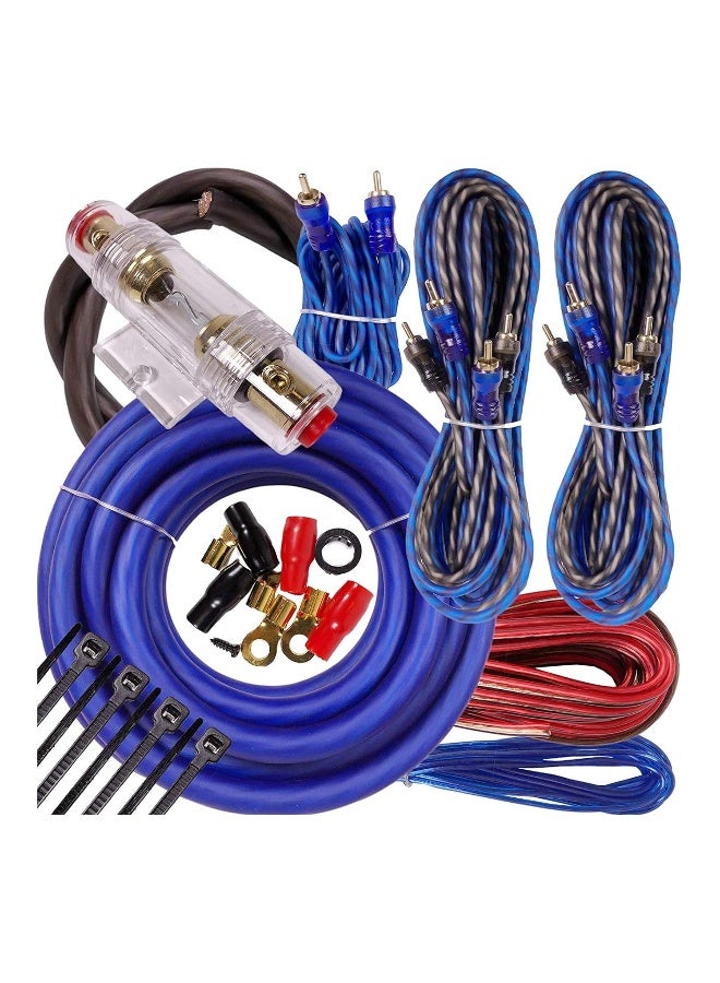 Gravity Gravity Complete 4 Channels 2000W 4 Gauge Amplifier Installation Wiring Kit  - Image 1
