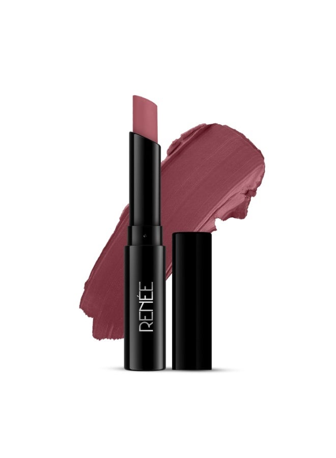 رينيه أحمر شفاه ريني غير لامع للغاية - بيري بليس، لون مكثف، تغطية كاملة، يدوم طويلاً وخفيف الوزن، تركيبة سهلة الانزلاق مع لمسة نهائية مخملية، مناسب لجميع المناسبات، مثالي للهدايا - Image 1
