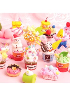 Generic Mr. Toy Mini Dessert Drinks Handmade DIY Material Bag Simulation Drinks Cream Gel Girls Play Home-Specification:Mr. Toy Mini Mini Milk Tea Cup Set-18 Cups  - Image 3