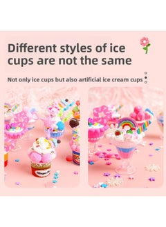Generic Mr. Toy Mini Dessert Drinks Handmade DIY Material Bag Simulation Drinks Cream Gel Girls Play Home-Specification:Mr. Toy Mini Mini Milk Tea Cup Set-18 Cups  - Image 5