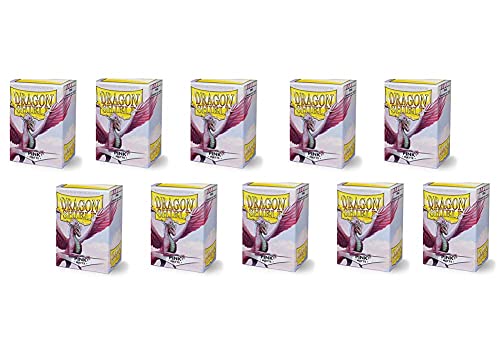 dragon shield 10 Packs Dragon Shield Matte Pink Standard Size 100 ct Card Sleeves Display Case - Image 1