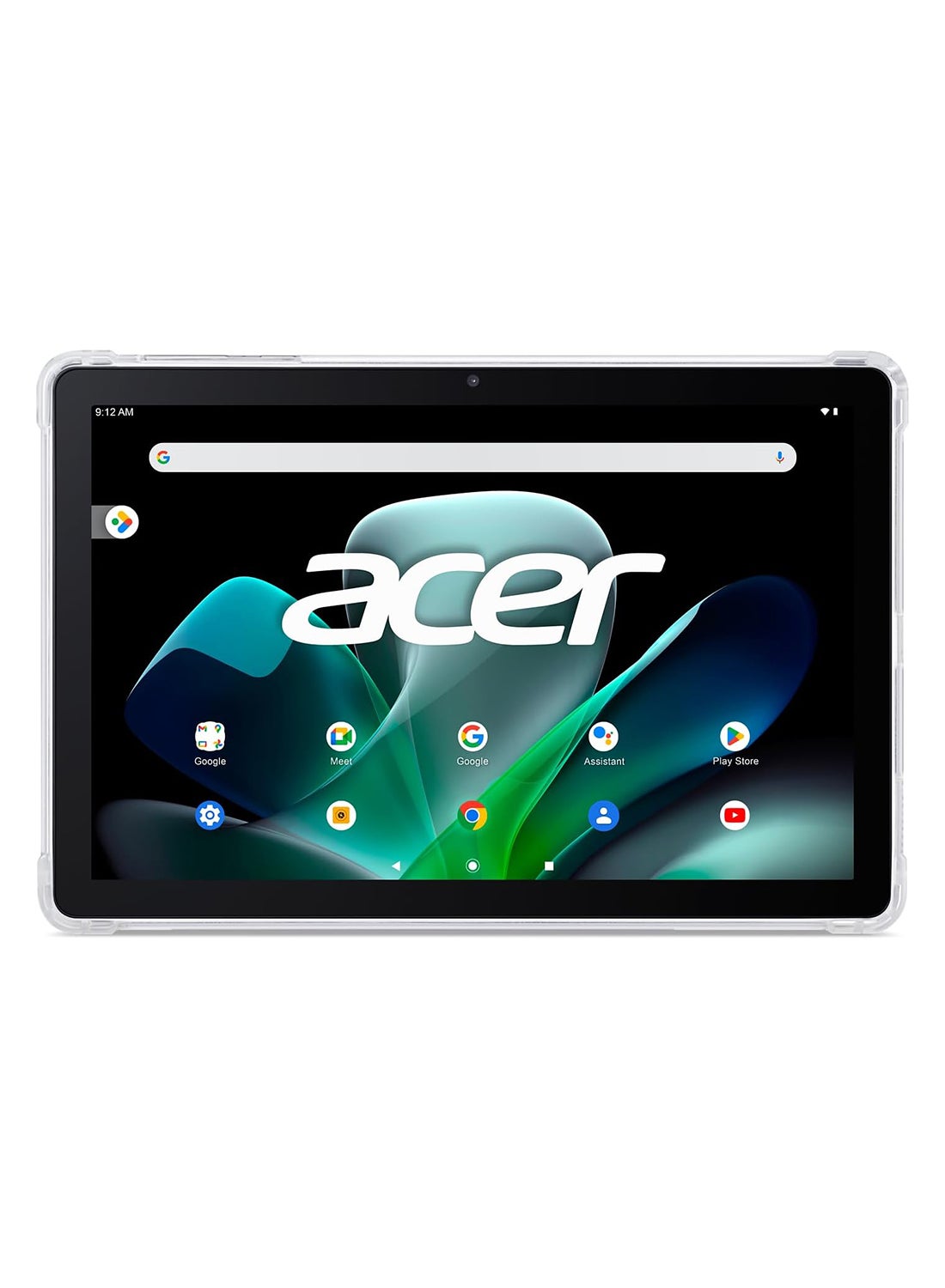 Iconia Tab M10 Mediatek Kompanio 500 Processor MT8183/4GB LPDDR4 RAM/128GB Storage/10.1 Inch WUXGA IPS Touch 16:10 Display/6000 mAh Battery/Android 12/Champagne Gray + Clear Bumper Case Included