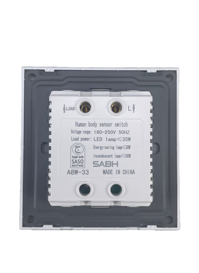 TEMPO - Motion sensor switch white thin tempo piano - Image 1