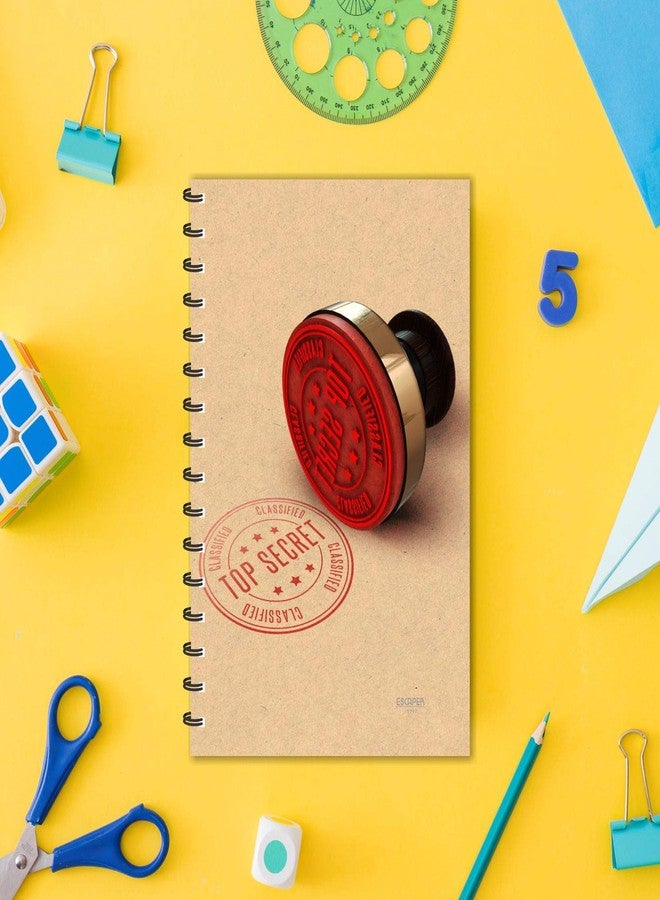 ESCAPER مفكرة إسكيبر السرية للغاية، مسطرة - مقاس A5 - 8.5 × 5.5 بوصة، مفكرة كلاسيكية، دفتر ملاحظات، مفكرة للمكتب، مفكرة كهدية، مفكرة للرجال، مفكرة للنساء - Image 5