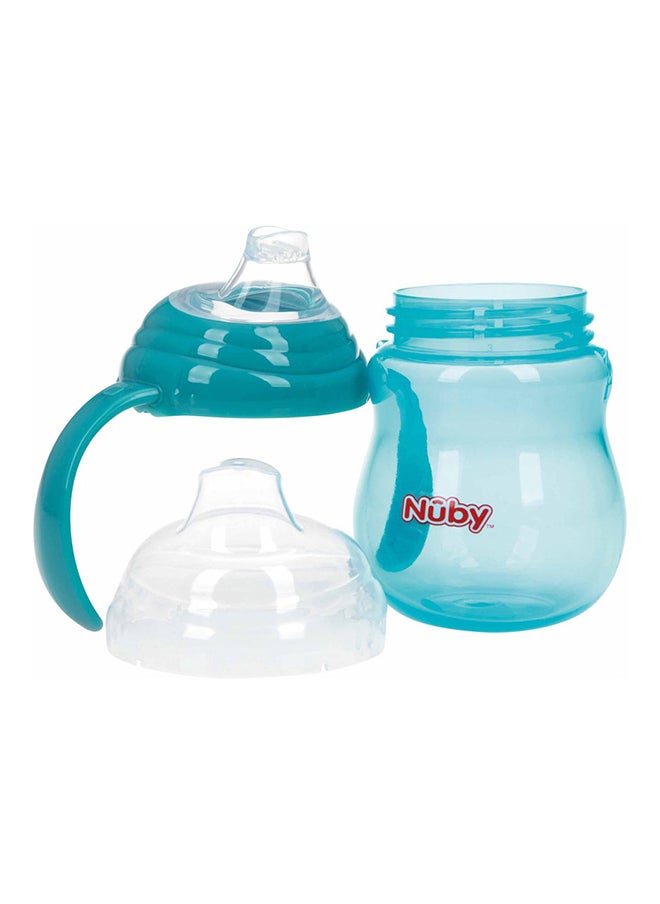 Nuby - Non Spill Cup With Handles Aqua 6M+ - Image 1