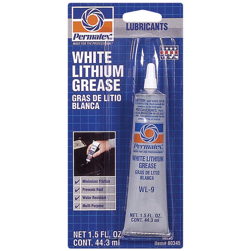 Permatex Permatex 80345-12PK White Lithium Grease, 1.5 oz. (Pack of 12)  - Image 1