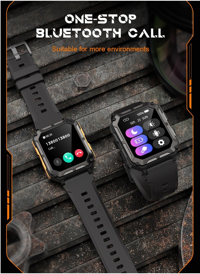 Smart Watch for Men Sports Smartwatch with Bluetooth Call IP68 1.83 inch Fitness Tracker