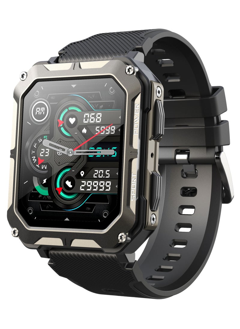Smart Watch for Men Sports Smartwatch with Bluetooth Call IP68 1.83 inch Fitness Tracker