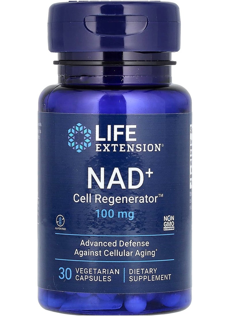 Life Extension - Nad+ Cell Regenerator 100 Mg 30 Vegetarian Capsules - Image 1