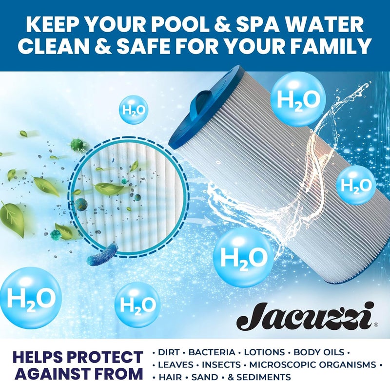 Jacuzzi Proclear 6000-383 Filter Cartridge for J-300 Series Hot Tubs - 60 Sq Ft Filtration Capacity - Image 4