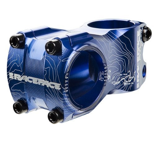 RaceFace Race Face Atlas Mountain Bike Stem with 50x31.8mm Clamp, Blue, 1 1/8-Inch - Image 5