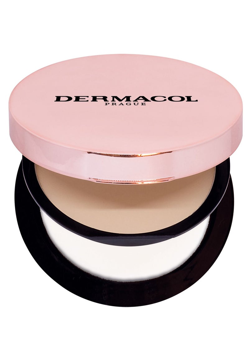 Dermacol 24H Long-lasting powder and foundation nr 01  - Image 3