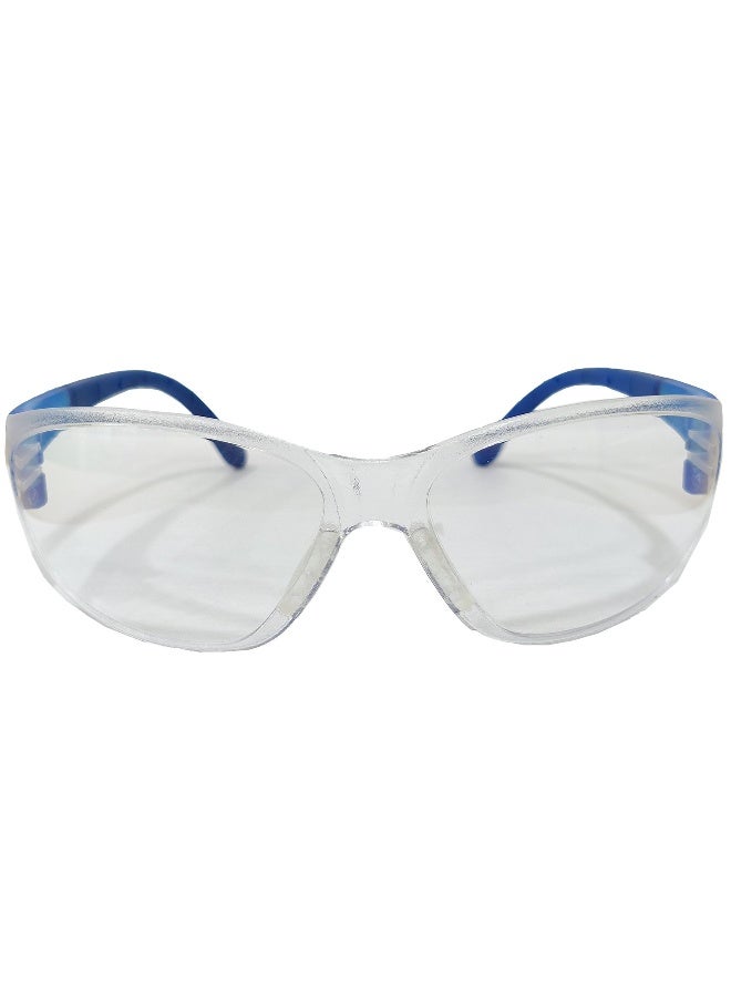 SG3009C RHEA Safety Goggles | Clear Glasses, Dust Protection, Impact & Scratch-Resistant Safety Glasses for Industrial & Construction Sites | Pack of 1