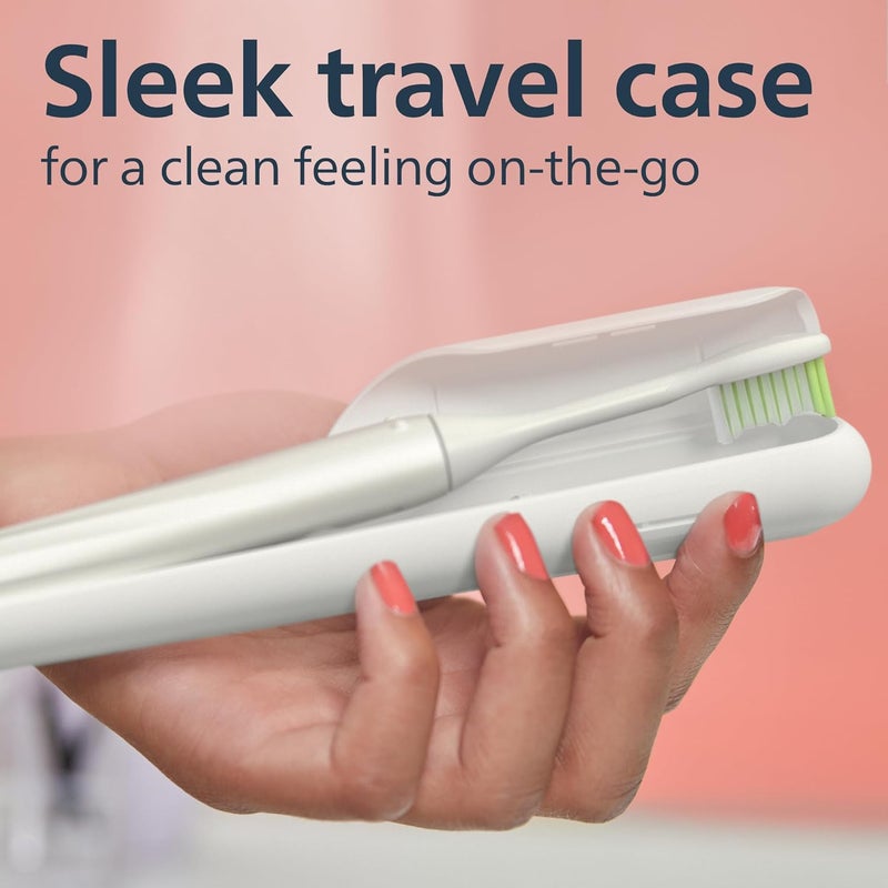 فيليبس سونيكير Sonicare Philips One by Rechargeable Toothbrush, Snow, HY1200/07, 1 Pack - Image 5