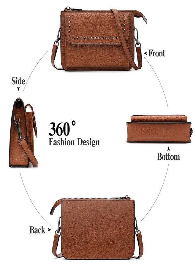 FALAN MULE Small Crossbody Bags for Women Vegan Leather Cell Phone Purse with Adjustable Strap - Image 5