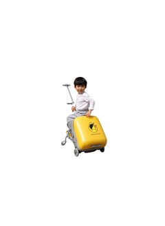 Duck Kid's Ride-On Trolley Case - 20-Inch Cartoon Suitcase with Expandable Design  - Image 5